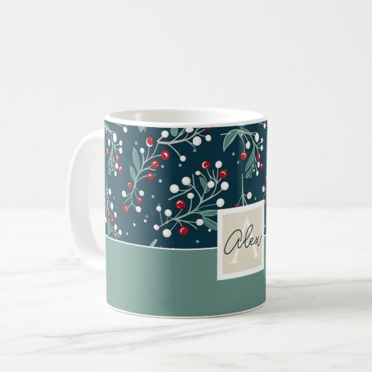 Mug Festif Motif de Noël (Devant gauche)