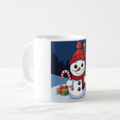 Mug Festif Noël des Snowman (Devant gauche)