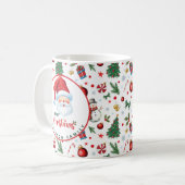 Mug Festif Noël Motif Nom de famille Joyeux Noël (Devant gauche)