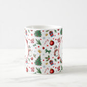 Mug Festif Noël Motif Nom de famille Joyeux Noël (Centre)