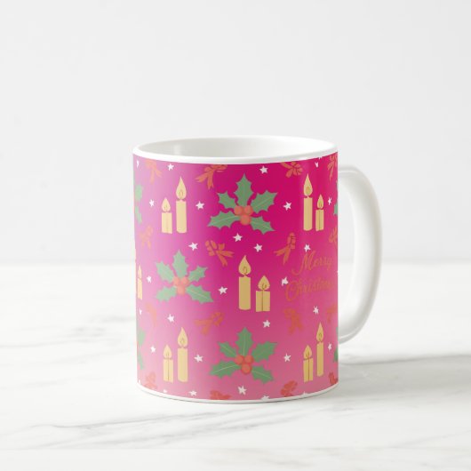 Mug Festif Noël sur mesure (Devant droit)