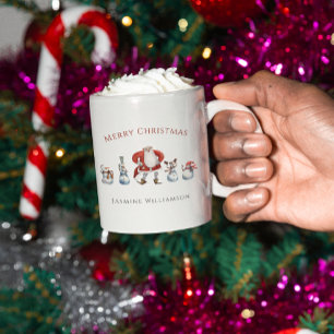 Mug Festif personnalisé père Noël snowman noël