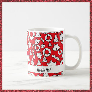 Mug Festif Rouge Blanc Noir Noël