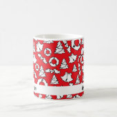 Mug Festif Rouge Blanc Noir Noël (Centre)