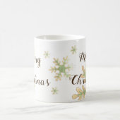 Mug Festif Snowflake Joyeux Script de Noël (Centre)