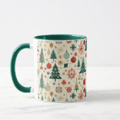 Mug Festif Vacances d'hiver Motif (Gauche)