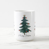Mug Festif vert sapin de Noël Joyeux Noël (Centre)