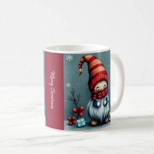 Mug Festin de Noël cosy gnome en déguisement
