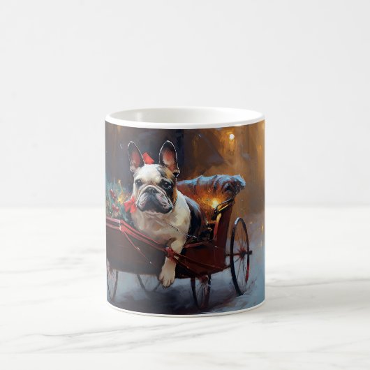 Mug Festin de Noël de Bulldog en France (Centre)