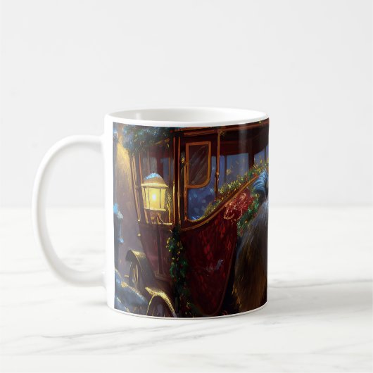 Mug Festin de Noël de Papillon (Gauche)