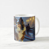 Mug Festin de Noël de Papillon (Devant droit)