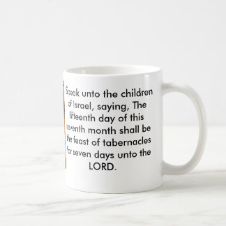 Mug Festin de vers de bible de tabernacles