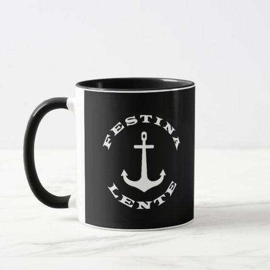 Mug Festina lente (Gauche)