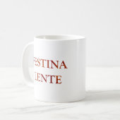 Mug Festina lente (Devant gauche)