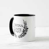 Mug Festina lente (Devant gauche)