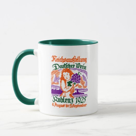 Mug Festival allemand du vin 1925 (Gauche)