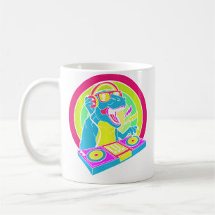 Mug Festival de musique Edm Techno Rave Dinosaure