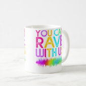 Mug Festival de musique Techno Edm Rave (Devant droit)