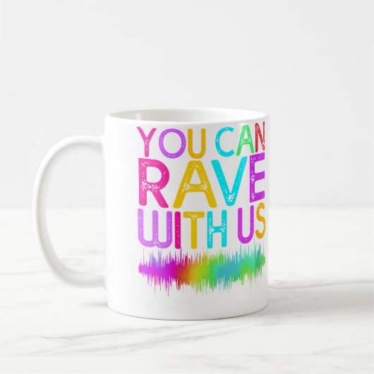 Mug Festival de musique Techno Edm Rave (Gauche)