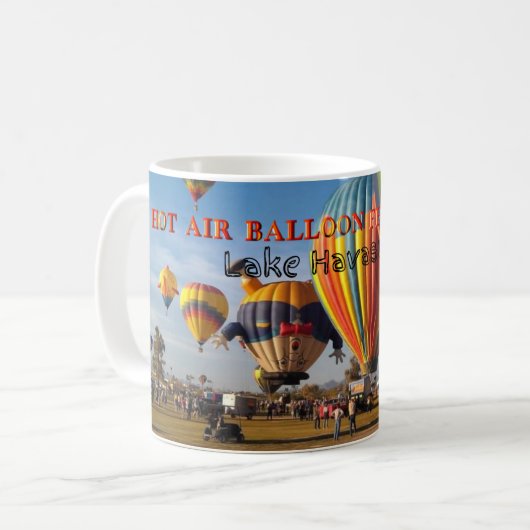 Mug Festival des ballons à air chaud Lac Havasu (Devant gauche)