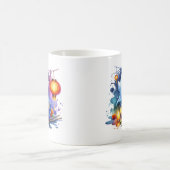 Mug Festival des fantômes affamés à l'aquarelle (Centre)