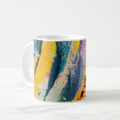 Mug Festival du printemps. Peinture à texture multicol (Devant gauche)