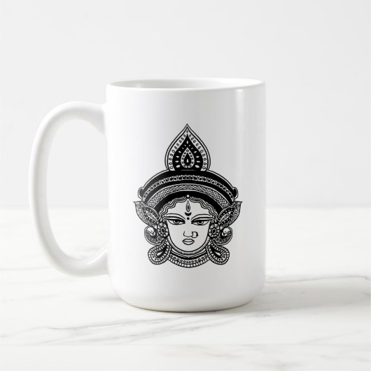 Mug Festival indien Durga Maa Dieu hindou (Gauche)
