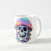 Mug Festival Psychedelic Forest Edm Crâne Dj (Devant droit)