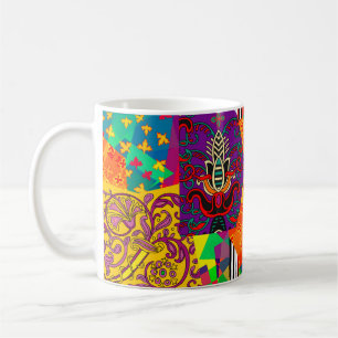 Mug Festivale patchwork en indien, turc, italien, por