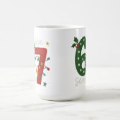 Mug Festive 67 – Chiffres de Noël lumineux Design (Centre)