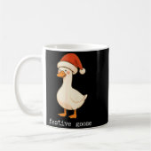 Mug Festive And Mpy Goose Santa Hat Xmas Light Matchin (Gauche)