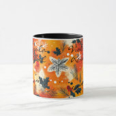 Mug Festive Boho Chic Christmas - Nom personnalisé (Centre)