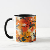 Mug Festive Boho Chic Christmas - Nom personnalisé (Gauche)