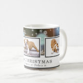 Mug Festive Chien animal de compagnie photo Collage Sn (Devant droit)