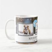 Mug Festive Chien animal de compagnie photo Collage Sn (Gauche)