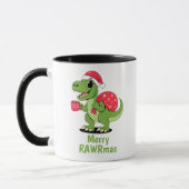 Mug Festive Christmas Dinosaur (Gauche)