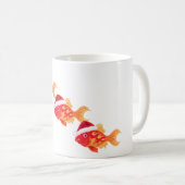 Mug Festive Christmas Goldfish – Cute Holiday Fish (Devant droit)