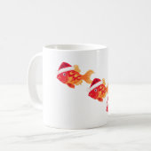 Mug Festive Christmas Goldfish – Cute Holiday Fish (Devant gauche)