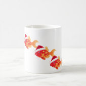 Mug Festive Christmas Goldfish – Cute Holiday Fish (Centre)