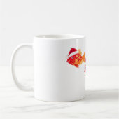 Mug Festive Christmas Goldfish – Cute Holiday Fish (Gauche)
