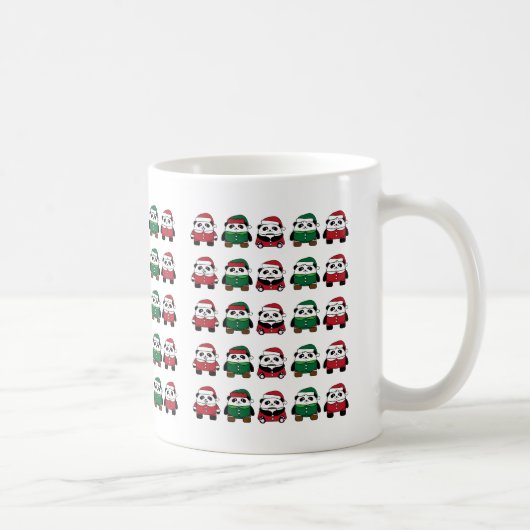 Mug Festive Christmas Pattern – Seamless Holiday Icons (Droite)
