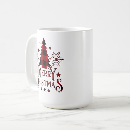 Mug Festive Christmas sweatshirt with Santa Claus (Devant gauche)