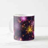 Mug Festive feux d'artifice des coeurs (Devant gauche)