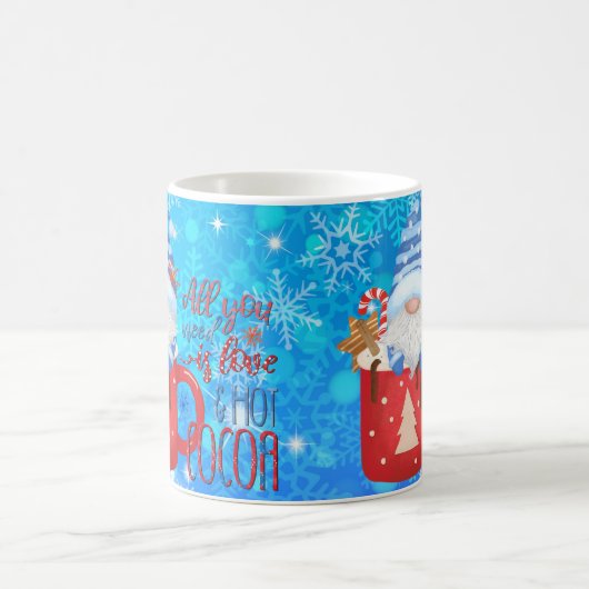 Mug Festive Fnowflake cadeau de Noël (Centre)
