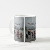 Mug Festive Friends Painting by Alfred Fox (Devant gauche)