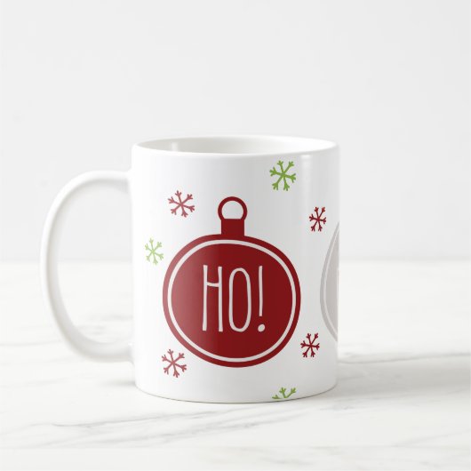 Mug Festive Fun Ho ! Ho ! Ho ! Noël (Gauche)