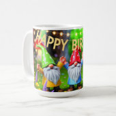 Mug Festive Garden Gnomes Birthday Celebration (Devant gauche)