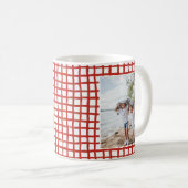 Mug Festive Main Rouge Dessinée Plaid 2 Photo (Devant droit)