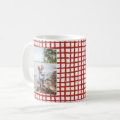 Mug Festive Main Rouge Dessinée Plaid 2 Photo (Devant gauche)