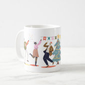 Mug Festive New Year Friends Illustration (Devant gauche)